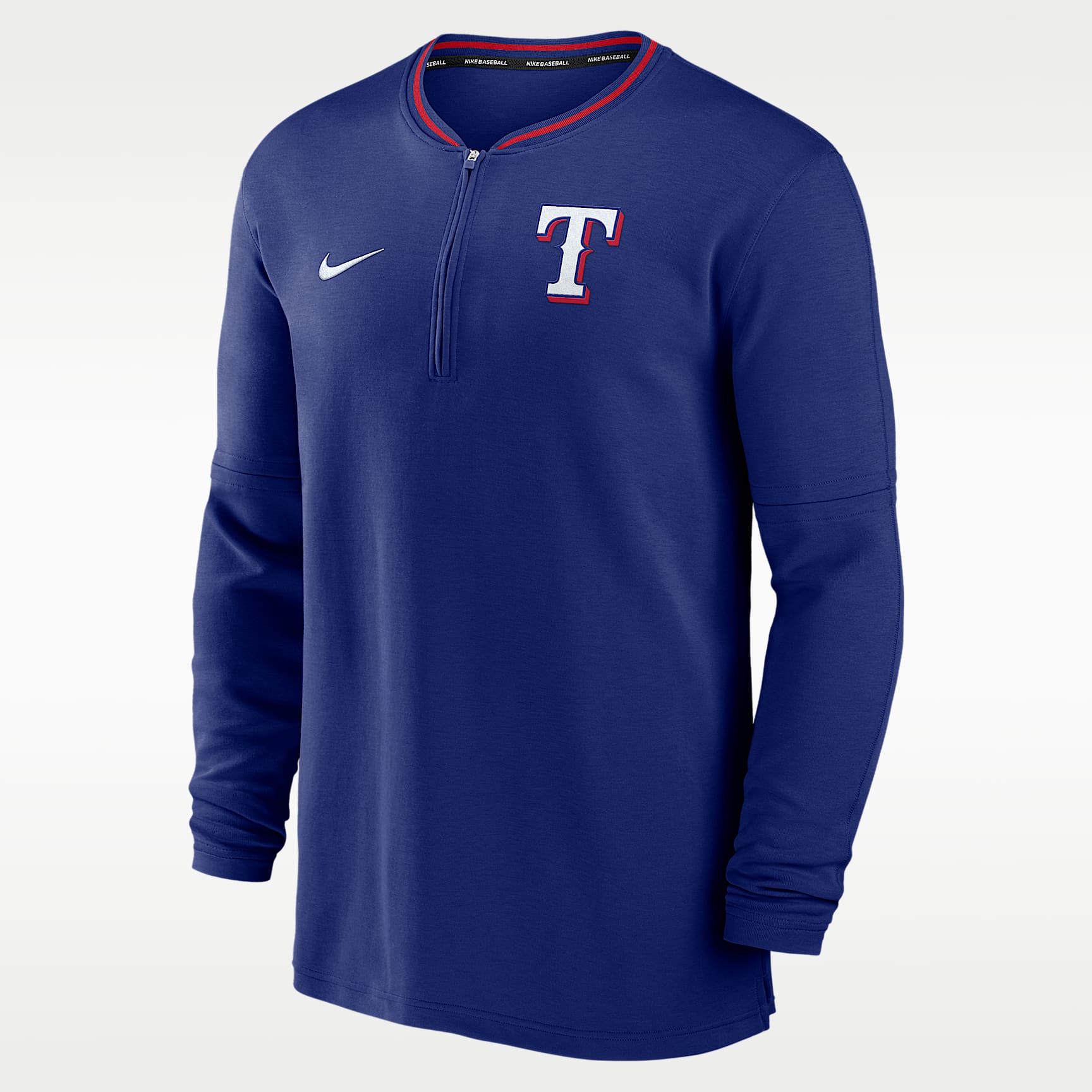 Texas Rangers Authentic Collection Men's Nike Dri-FIT MLB 1/2-Zip